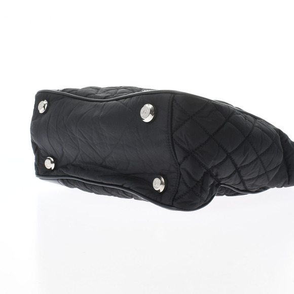 Chanel Paris New York Line Black/Silver Hardware Nylon Tote Bag - Picture 5 of 13